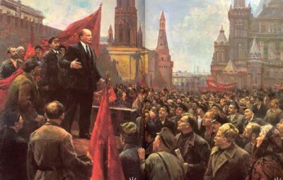 D. Nalbandyan, <em>Discorso di Lenin sulla Piazza Rossa nel 1919</em>